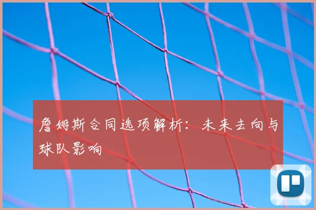 詹姆斯合同选项解析：未来去向与球队影响